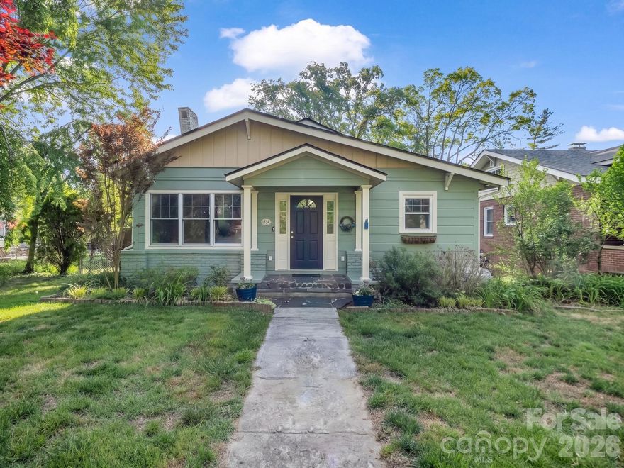 Nestled in one of Hendersonville’s most beloved established neighborhoods, Druid Hills, this charming historically registered home is ready for it's next chapter. Offering timeless character, walkability, and an unbeatable location, this is the kind of home buyers wait for.

The home is just a short walk to highly regarded schools, including Hendersonville Elementary School, making daily routines simple and convenient. Enjoy evening strolls and bike rides through the mature tree-lined neighborhood, or walk to downtown Hendersonville’s restaurants, coffee shops, library, gyms, parks, and entertainment. Healthcare facilities and medical offices are also just minutes away, making this location as practical as it is desirable.

Inside, the home blends historic charm with functional everyday living through an inviting open floor plan filled with warmth and character. Beautiful wood floors, high ceilings, detailed molding, and classic trim work create a timeless feel throughout the home. Natural light pours into the living spaces, enhancing the airy and welcoming atmosphere.

The home offers three bedrooms, including a primary suite complete with a walk-in closet and private en-suite bath. One secondary bedroom is especially bright and inspiring, featuring abundant natural light along with built-in shelving and a built-in desk—perfect for a home office, creative space, reading room, or guest retreat. The partially finished upstairs attic space provides additional flexible-use space full of charm and possibility—ideal for hobbies, storage, a playroom, studio, or cozy retreat (ceiling height just below 7 ft).

Outside, the property continues to impress with established landscaping, mature Japanese maples, a tranquil pond, and a spacious yard ideal for relaxing, entertaining, gardening, or play. More storage available in the shed and large crawlspace.

Homes with this combination of character, walkability, and prime Hendersonville location rarely become available.