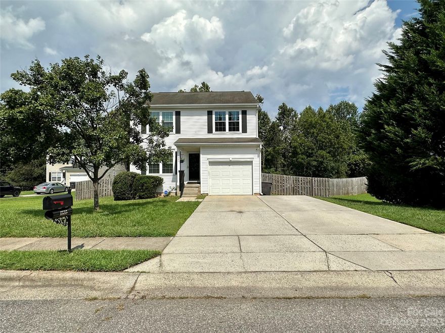 Welcome home! NO HOA in this neighborhood not far from downtown Statesville. Fully fenced backyard with privacy wood fence & large rear patio for entertaining. Expanded driveway offers 4 flat parking spaces plus 1 car garage w/ double insulated door. New HVAC system 2021, new kitchen appliances 2020. Updated lighting & paint throughout, E50 argon gas windows, additional insulation in attic. Kitchen offers premium granite counters, backsplash, pantry, disposal, french-door fridge. All 3 bedrooms upstairs with 2 full baths and laundry w/ W&D. Large primary bedroom offers vaulted ceilings, en-suite bathroom w/ double vanity, garden tub, separate shower, and large walk-in closet. Bedroom w/ hard floors would make a great home office. Large backyard has double wide gates on each side and large 2-tiered patio. Nature trail is accessible from Brookgreen Ave. at the end of Carolyn St. Home is ready for new owners, or investors for great rental opportunity!