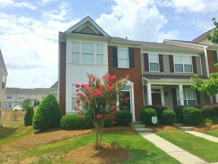 Great End Unit Townhouse in Villages at Rosedale.  Stainless Steel Appliances, very private street.  Open Floorplan with large family room with gas fireplace.  2nd Level includes 2 large bedrooms.  Great community within short walking distance to schools, restaurants, shopping.