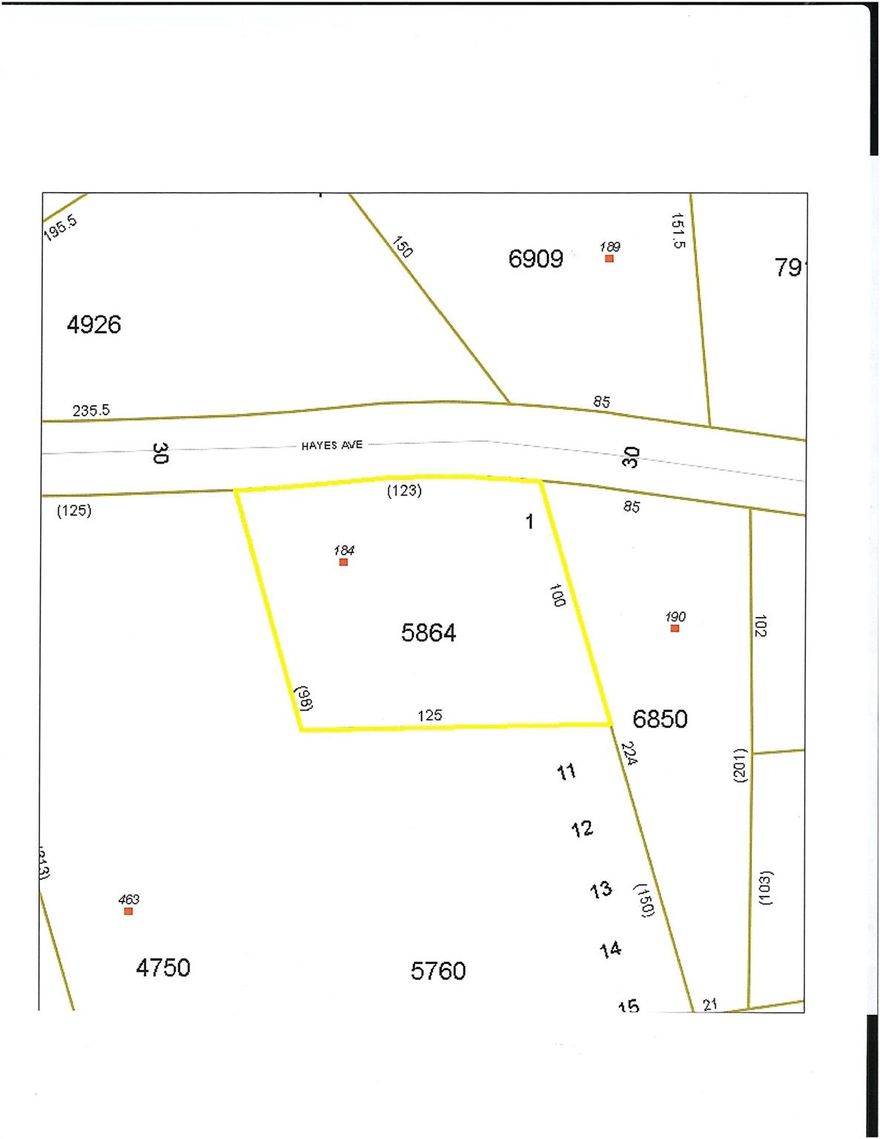 Utilities provided by City of Lenoir.  Easy access to 321.  A home was removed from this lot years ago.