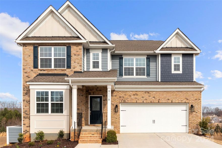 This beautiful home offers an exceptional blend of luxury, comfort, and space. This stunning 5-bedroom, 4.5-bathroom home boasts an expansive floor plan spread across multiple levels, including a spacious unfinished basement, providing endless possibilities for customization and expansion. The main level is designed for relaxation, entertainment, and work. LVP floors, high ceilings, a private office with French doors and formal dining room. The living room with gas fireplace overlooks the kitchen. The framed unfinished basement presents an exciting opportunity to create additional sqft, bedroom, entertainment space, a home gym, or whatever suits your needs.