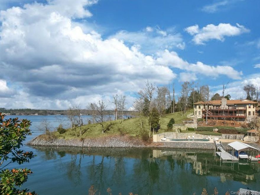 Beautiful waterfront home & setting with adjacent .67 acre lot also available for sale. Dual master suites w/sitting rooms, handicap accessible; two family rooms; cook's kitchen; nanny/aupair quarters w/private entrance; gorgeous pool, gazebo & boat house; professionally landscaped/ impeccably maintained. 3+car garage. Upper & lower decks w/ lower deck protected for all-weather enjoyment.