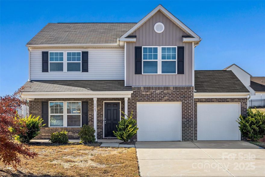 Welcome to this modern 3-bedroom, 2.5-bath home built in 2019, offering 2,280 sq. ft. of comfortable living space. Designed with an open floor concept, this home is perfect for entertaining and everyday living. The spacious kitchen flows seamlessly into the dining and living areas, creating a warm and inviting atmosphere.

Upstairs, you’ll find all bedrooms conveniently located together, along with the laundry room for added convenience. The owner’s suite features a private bath and generous closet space. The loft can be easily turned into an office area.

Situated on a corner lot, the property is fully fenced with a privacy fence, ideal for kids, pets, or outdoor gatherings. Enjoy peace and quiet in this friendly, well-kept neighborhood, just minutes from historic downtown York — known for its charming shops, local dining, antique stores, and community events.

This home is also eligible for 100% financing, making it an excellent opportunity for first-time buyers or anyone looking for affordable modern living in a small-town setting.

Don’t miss your chance to own this move-in-ready home close to all that York, SC has to offer!