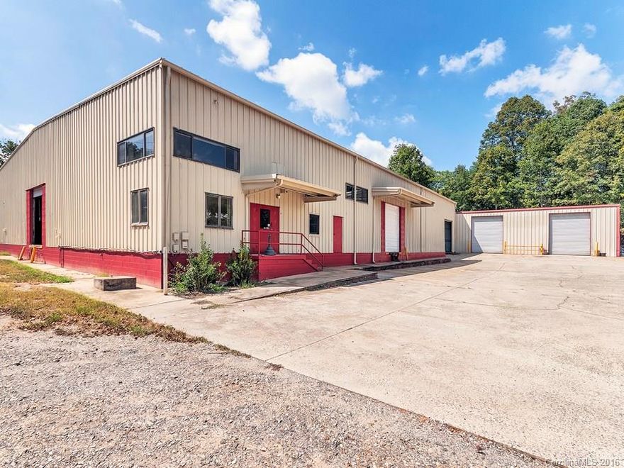 Occupy 1 Building/ Lease the other! Great Opportunity for a growing business. Clean functional warehouse on 1.80 acres off high-traffic Patton Avenue in W. Asheville. Multiple buildings - Free-standing building approx. 5,750 SF. The 2 attached buildings total 21,819 sf. Incl's 4 loading docks, 5 drive-ins, 3 phase 220 amp service, perimeter fencing with lock-able gate and conditioned office space.