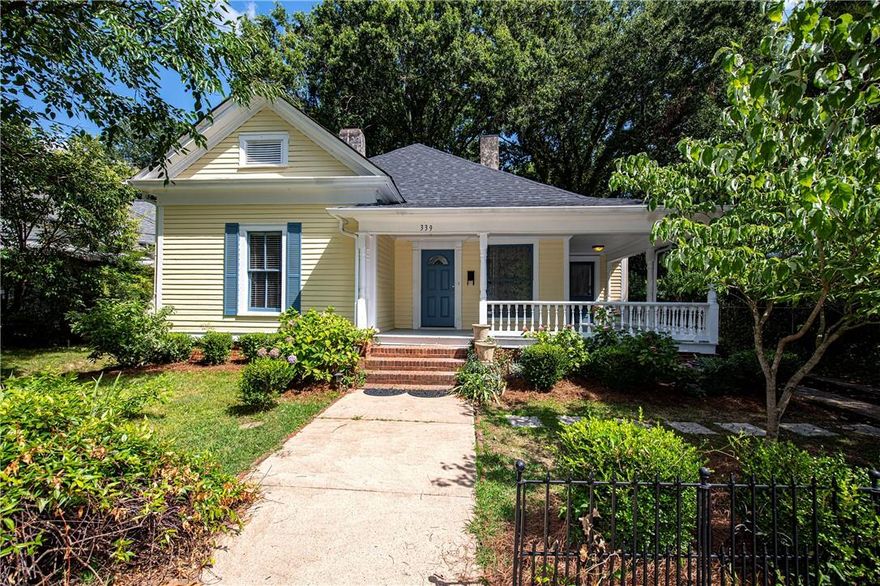 This charming historic home is part of the Marion Street Historic District and is located at the corner of Green and Marion. This fully renovated home is a short two block walk to Historic Downtown Rock Hill restaurants, and Fountain Park. With spacious rooms, ten foot ceilings and heart pine flooring, this home has all the charm and character you could wish for without any of the work. The expansive back porch looks out on a shady and tranquil fenced yard.  Active restoration of the areas historic homes has been ongoing for several years, with many new homeowners. We love this neighborhood.  Don't miss this delightful piece of history.  (home has been virtually staged).  (New roof, water heater, hvac, electric and plumbing/sewer.  All needed foundation work has also been done). **Note, in photos of bedroom 3, this room has been used as a bedroom for most of the last 10 years, however as-built in 1915, it would traditionally be the formal dining room (so then its a 2-bdrm. just fyi).