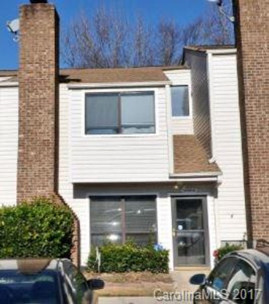 WELCOME TO CARMEL CROSSING! THIS 2 BEDROOM 2.5 BATHROOM TOWNHOUSE IS READY FOR NEW OWNERS.  HOME FEATURE A PRIVATE BACK PATIO NICE OPEN FLOOR PLAN WITH A FIRST LEVEL LAUNDRY ROOM.  THE TWO BEDROOMS UPSTAIRS HAVE THEIR OWN FULL BATHS.  COMPLEX IS CONVENIENTLY LOCATIONS OFF OF PINEVILLE -MATTHEWS RD AND JOHNSTON.  COME SEE YOUR NEW HOME!