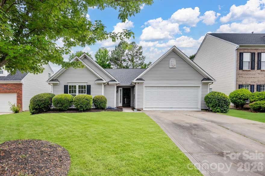 Located in the highly sought-after Cabarrus County School District and zoned for Harrisburg Elementary School, Hickory Ridge Middle School, and Hickory Ridge High School, this beautifully refreshed 4-bedroom, 2-bath ranch also offers the benefit of lower Cabarrus County taxes while being just minutes from I-485, shopping, dining, and grocery stores.

Step inside to find brand new LVP flooring throughout the entire home, fresh paint on all walls and ceilings, freshly painted kitchen cabinets, updated interior doors and door hardware throughout, refreshed bathrooms, and updated light fixtures that give the home a clean, modern feel. The spacious one-level floorplan offers great natural light and functional living spaces throughout.

The open sunroom provides the perfect flex space for relaxing, entertaining, a playroom, or home office, while the fenced backyard offers additional space to enjoy outdoor living, pets, or gatherings.

Move-in ready and full of updates, this home offers the perfect combination of space, convenience, and location! Agent owned.