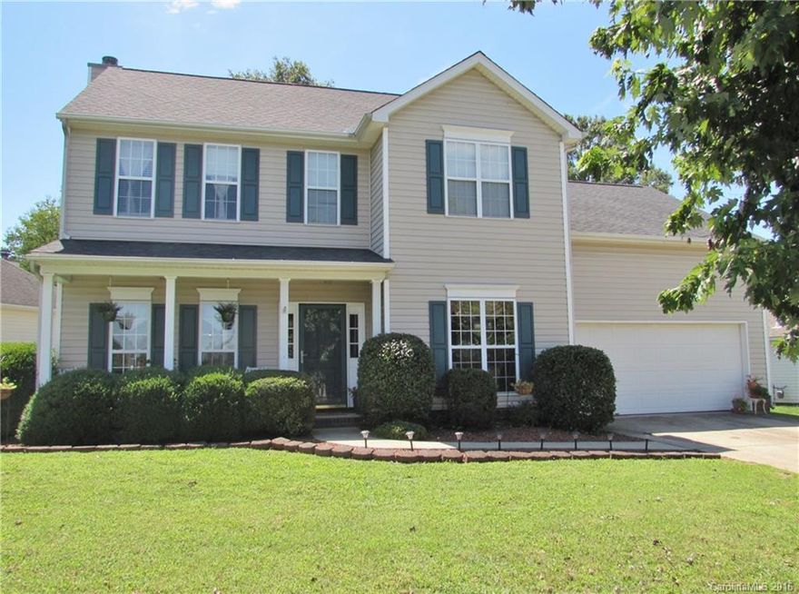 Don't miss this rare 5 bedroom home with a main floor office and a fenced backyard!  The spacious master suite in this home has vaulted ceilings and a beautifully updated bath with dual vanities, tile floors, and a HUGE walk-in shower with dual shower heads.  The 5th bedroom/bonus room is a nice size for any use, and the upstairs hall bath has also been nicely updated. Outside, there is plenty of room to relax or entertain on the oversized patio in the partially shaded and fenced backyard.