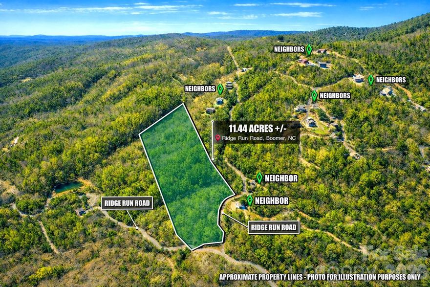 Located in the quiet countryside of Boomer, North Carolina, this 11.44± acre tract offers beautiful long range views and a true mountain landscape. The property features steep terrain with rolling elevation changes and mature timber, creating a scenic and private setting with plenty of natural character.

Situated in an unzoned area of Wilkes County, the property offers flexibility for a variety of uses. The combination of mountain views, wooded acreage, and rural surroundings makes this a unique tract for those looking to enjoy the natural beauty of the North Carolina foothills.

Located approximately 15–20 minutes from North Wilkesboro and Wilkesboro, and about 45 minutes to Boone and the Blue Ridge Parkway, the property offers rural seclusion while remaining accessible to shopping, dining, and outdoor recreation near Stone Mountain State Park.

Don’t miss this opportunity to secure versatile acreage with easy access to recreation and the convenience of nearby town amenities!