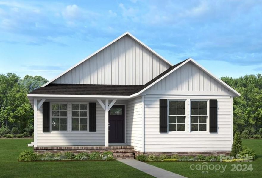 Discover the perfect opportunity to build your dream home or vacation retreat on this exceptional 1.3-acre, flat and partially cleared property. Situated just one row back from shores of Lake Rhodhiss, you'll enjoy the tranquility and natural beauty of lake living without the hustle and bustle of waterfront traffic. Just down the street, Castle Bridge Public Access provides easy access to Lake Rhodhiss. Create the life you’ve always dreamed of with this versatile and ideally situated gated community.

At 1615 heated square feet, the Edenton's open floor plan features three bedrooms and two baths. A large family room, spacious kitchen with island; creating a roomy, family friendly space. The large Owner’s Suite has a large walk in closet and a bathroom with plenty of room to move around. Optional second floor bonus room or Loft with a fourth bedroom and full bathroom.
Price includes lot, estimated /site work/permits, Edenton "C" base price. Lot listed under MLS#: 4147939 for $75,000.