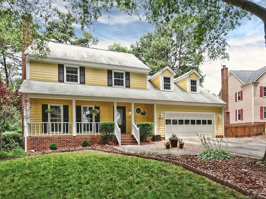 Charming 4BR in University! Features include: Rocking chair porch, stone patio, 2-tier deck, storage shed, insulated windows, cul-de-sac lot, fenced yard, bamboo hardwoods in kitchen, breakfast, dining and living room, updated kitchen with granite counters, custom cabinetry, gas range and double oven. Side by side fridge in kitchen, fridge in garage, washer and dryer included. Master bath is spacious and features soaking tub, seamless shower and walk-in closet! Welcome home!