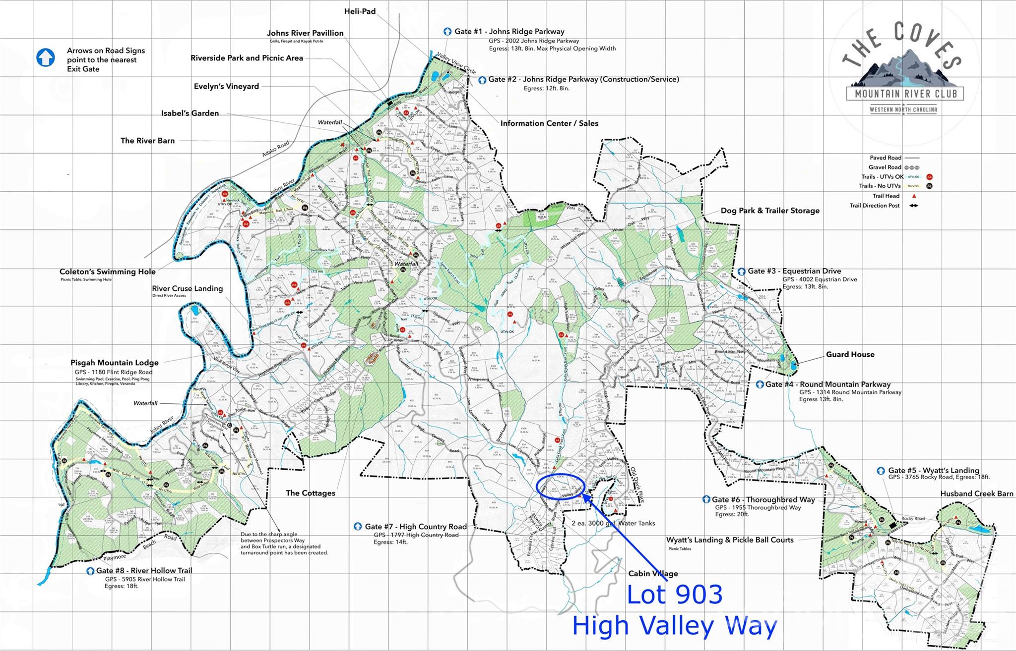 The Coves Mountain River Club - Land