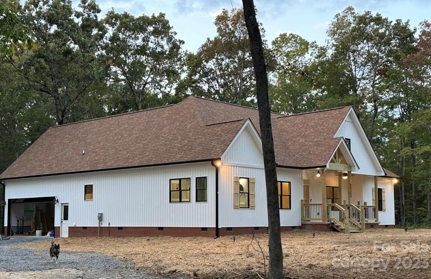 Take a look at this absolutely stunning new CUSTOM BUILT HOME!! Starting from the elegant front porch covered in tongue and groove, vaulted ceiling when entering into a huge open floor plan with all tile plank flooring, extra large kitchen and island covered in quartz for great entertainment! Enjoy the eye catching gold pot filler along with all matching gold hardware, double oven for holiday cooking in a true chefs kitchen! LARGE walk in pantry with granite. Come enjoy the spacious primary bedroom with tray celling, primary bathroom with large soaking tub, open tile shower and modern sinks for two! Breathtaking walk in closet with mini island covered in granite. Laundry room from heaven covered in granite fit for a princess or prince with fancy mud room sink! Upstairs is an unfinished large area with already insulated floors ready to be completed for extra space if needed. Enjoy the peaceful large back porch covered in tongue and groove as well! Not in city limits but minutes to town!