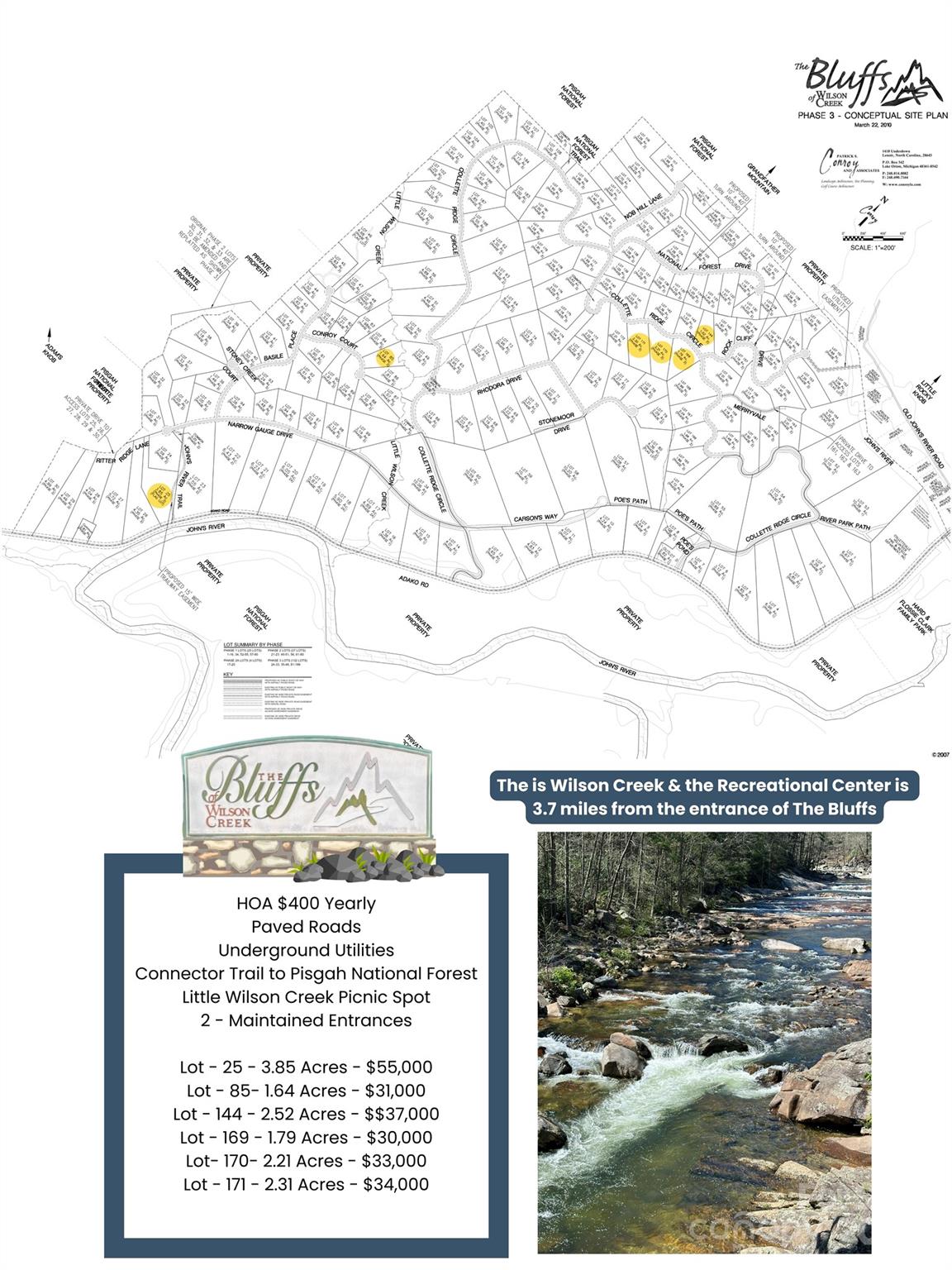 The Bluffs of Wilson Creek - Land