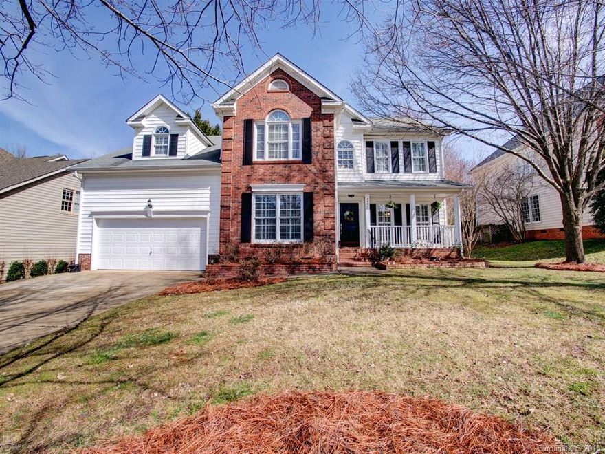 Magnificent, spacious home with crown molding, great colors, hardwoods, bonus, fireplace, granite, no detail overlooked | Beautiful decor + energy efficient systems | Expansive yet easy flow living areas | Nestled in beautiful Kingston Forest neighborhood in Ballantyne/South Charlotte area. Convenient to top schools (seethebestschools.org), shopping, recreation. You will love the secluded double back deck with pergola. Backyard oasis with mature trees & landscape for entertainment & relaxation