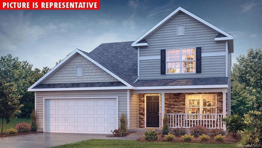 Builder is offering buyer promotions of All Closing Cost/Prepaids Paid plus our Comfort Package (Side by Side Fridge, Microwave, Smooth Top Range, Garage Door Opener, 2” Blinds, Birch Cabinets). Must use preferred lender to qualify for promotions. This home is an incredible value with all the benefits of new construction and a 10 yr. Home Warranty! Ask about our Main Street Star Discount!