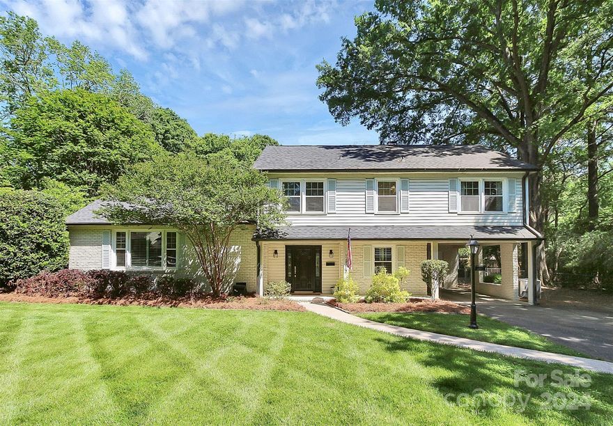 Prepare to be amazed! This meticulously renovated 3-bedroom, 2-bathroom home features high-end finishes throughout. Step onto gleaming solid hardwood floors that lead you through the spacious living areas. Enjoy peace of mind with updated electrical systems & new windows flooding the home with natural light. Indulge in relaxation in the spa-like primary suite, complete with luxurious walk-in closet, dual vanity w/ marble counter & tons of storage, free standing tub, frameless glass shower enclosure, & water closet.  No details were overlooked during the renovation from the previous owners including plantation shutters, all new doors & hardware, & high end plumbing fixtures. Outside, the expansive, level and private backyard provides the perfect setting for outdoor gatherings or tranquil moments. Front & back yard landscaping was professionally planned. Location can't be beat!  Minutes from all the dining, shopping & entertainment you could dream of & easy access to uptown & greenway!