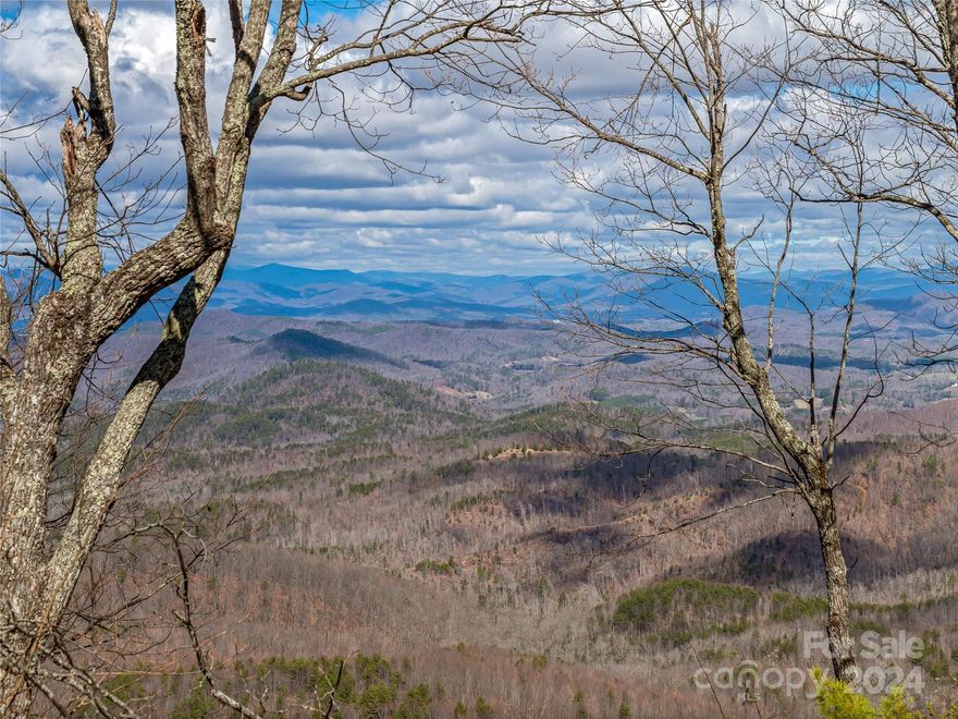 Breathtaking, Spectacular Views at 2357 Feet Elevation.  One of the highest points within Great Sky, formerly "Queens Gap" 3.67 acres on the side of the Mountain.   Must see to experience this absolute stunning opportunity.  Building the perfect cottage, nestled into the side of the mountain with no views of any other home from any direction.  Heavenly Paradise awaits.