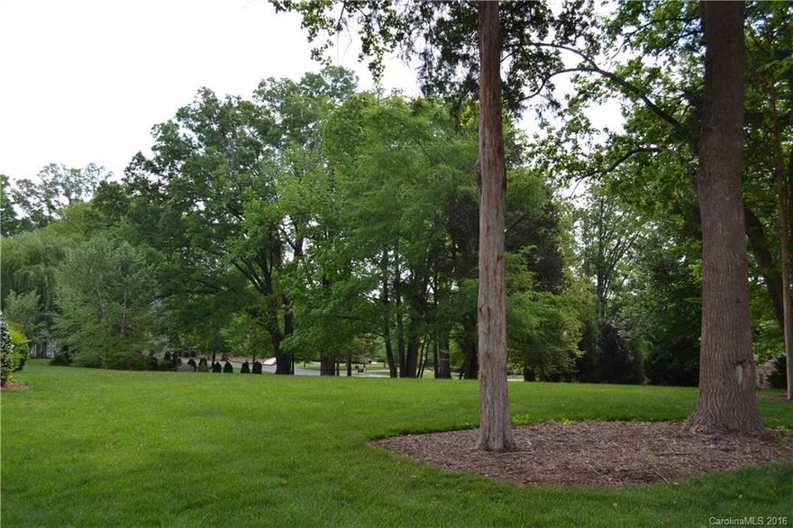 Picture perfect .72 acre lot w/ huge oaks in gated community of Chatelain in Weddington. Home prices range in neighborhood from about 600K-to 2 million. Level lot with recently added new Well on property, perfect for irrigation as there is county water and sewer available at the street for the home, just pay the tap fees for both
water/sewer.