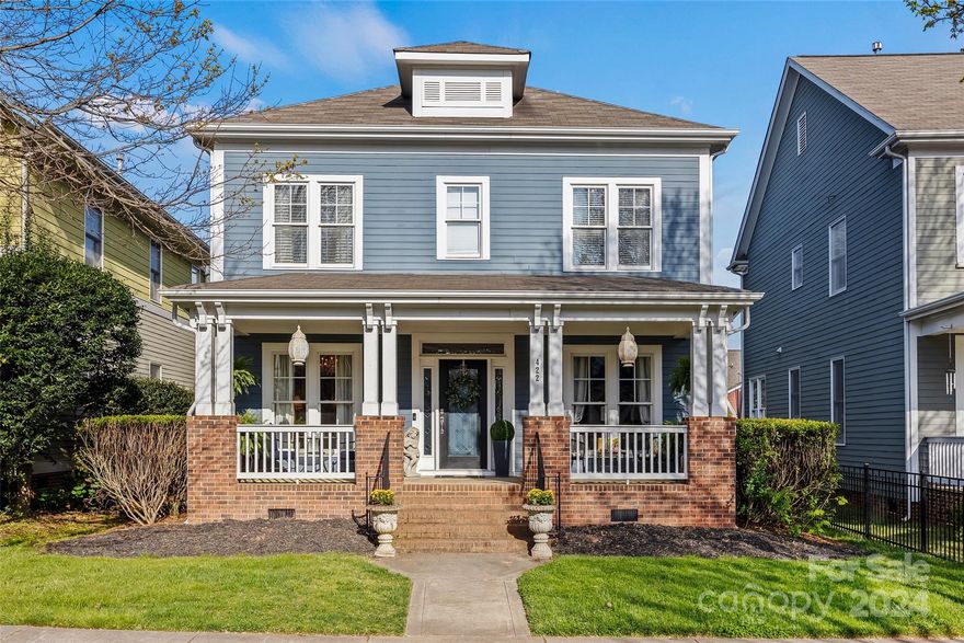 Welcome to Baxter Village in the heart of Fort Mill  close to shops and dining. This stunning 4 bedroom, 3 1/2 bathroom is impressive.  The porch that welcomes you for unwinding.  Enter the home with an office or flex room that has a murphy bed for versatility. Enjoy the dining room for perfect entertaining. This home futures a renovated kitchen with custom cabinets,  quartz countertops, beverage refrigerator and breakfast nock. Sit by the fireplace while relaxing in the living room.  Enter upstairs to a large primary bedroom with tray ceilings and custom closet. The ensuite bathroom has shower, separate tub and dual vanity.  The home as an additional three other bedrooms and two bathrooms including a Jack and jill bathroom. Enjoy a peaceful evening in the hot tub. The garage has an outlet for an electric car to charge. Don't miss out on a rare gem.