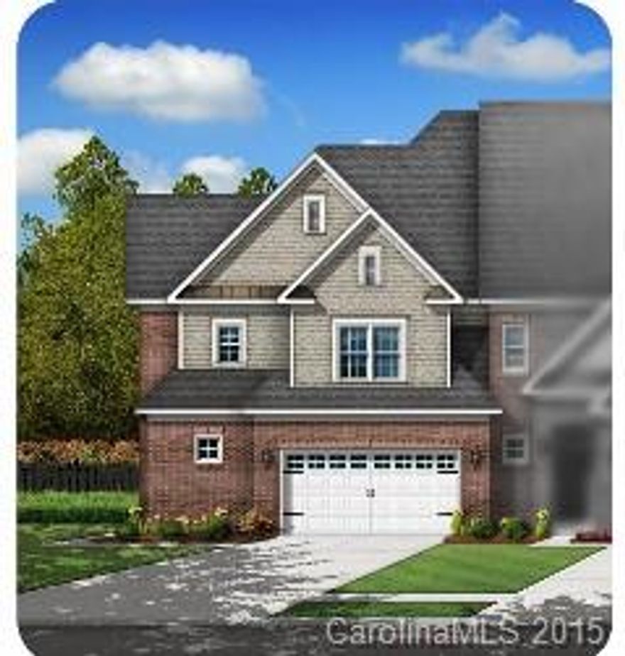 Luxury end unit town home in a gated community with amenities! The kitchen features 42" Maple cabinets, granite countertops, stainless range, dishwasher & microwave & hardwood floors. First floor owners suite with walk in closet and privte ensuite. Upstairs,large bonus room, 2 bedrooms with private bathrooms complete with granite countertops and ceramic tile flooring. Located in Fort Mill close to shopping & interstate access.