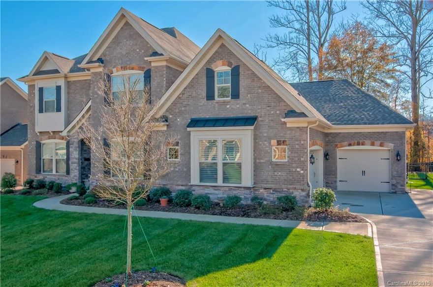 Better than new construction w/extras added for you! Central vac, main level ceiling speakers, expanded Laundry Rm w/custom cabinetry, back hall lockers, plantation shutters, fenced yard - all this + a fabulous floor plan & great location minutes from Ballantyne! 10' ceilings on main level - coffered ceiling in GR, tray ceilings in DR & MBR. HUGE closet in Master - all closets w/custom-built 16"-deep wood shelves! LR/Office/Study w/French doors + large Bonus Rm on upper level. Move-in ready!