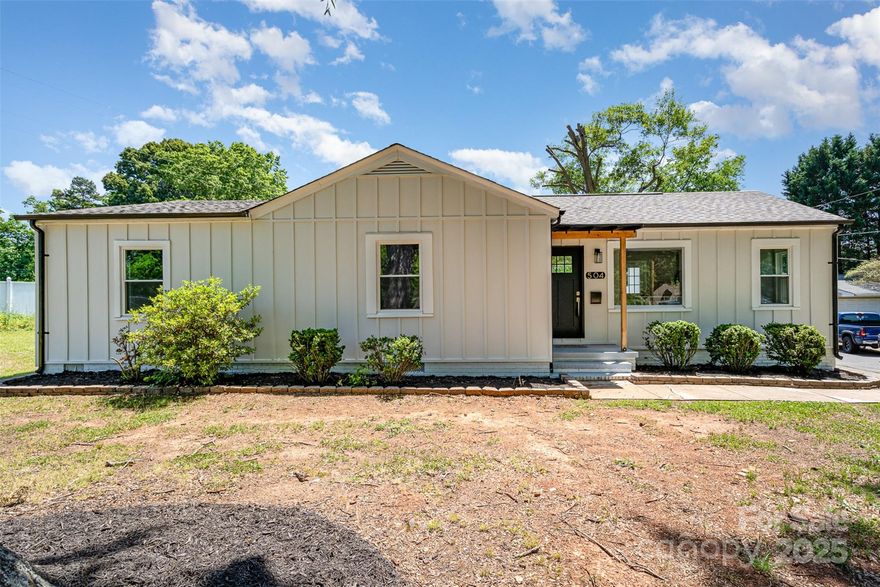 Welcome to this stunning, completely renovated home! Every square inch of this house has been updated and is brand new. This is as close to new construction as you can find! Featuring three spacious bedrooms and two modern bathrooms, this property offers contemporary living at its finest.  The open-concept living area boasts new authentic hardwood floors, lofted ceiling, fresh paint, and abundant natural light. The kitchen is equipped with new stainless steel appliances, quartz countertops, and ample cabinetry. Both bathrooms are designed with luxurious, high-end materials. Brand new HVAC and roof!  Located in a desirable neighborhood with no HOA fees, this house is a perfect blend of comfort and style. Time to make it your new home! Minutes from I-485 and within a mile of downtown Mt. Holly. Enjoy restaurants, shops, breweries, parks and the town’s recreation center at your fingertips. Aprox.15 minutes from Charlotte-Douglas airport and just over 20 minutes to downtown Charlotte!