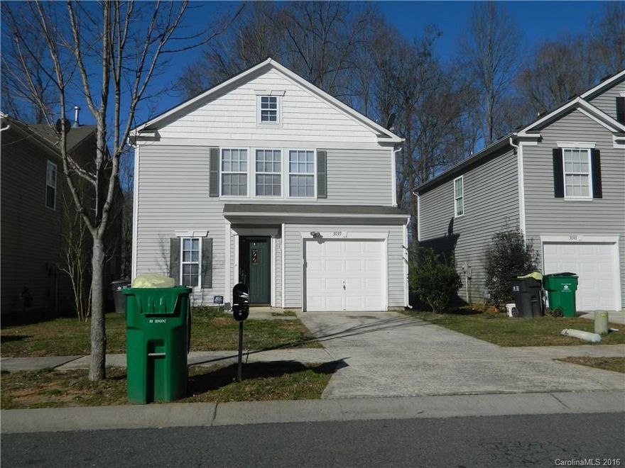 Hurry to this move in ready home.  Conveniently located close to highways and plenty of shopping.  Nice black appliances.  Washer/dryer and fridge included. Utilities are not on, so bring a flashlight.