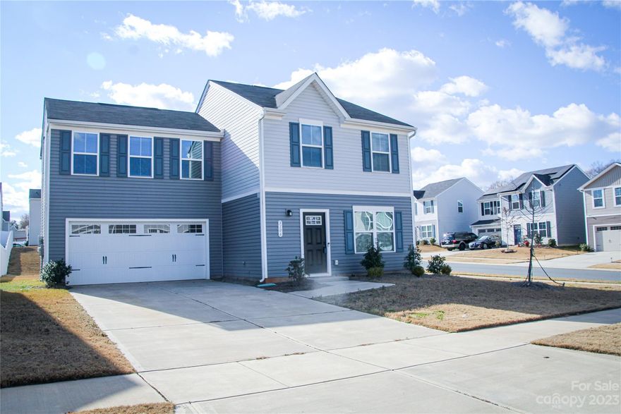 Welcome to your eco-friendly Smart Home! This "almost new" home was built in 2020 and is situated on a desirable corner lot.  Smart Home features include Google Nest thermostats, Wi-fi enabled garage door openers, and smart lights. New carpet and paint throughout, and "almost new" washer and dryer conveys with home as well.  The spacious layout boasts 4 bedrooms and 2.5 baths with ample space for every member of the family.  The open floorplan seamlessly connects the kitchen and family room which can make for great entertaining.  The expansive corner lot can be used for a play area for the kids, a lush garden and for family cookouts.  Conveniently located to schools, parks, shopping, and amenities.  NO DOWN PAYMENT financing available for qualified buyers!