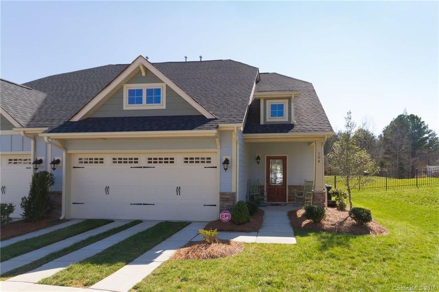 Beautiful 3 Bedroom Townhome with Master on Main! Gourmet Kitchen with Granite, Breakfast Bar Island & SS Appliances, Hardwoods Throughout Main Floor, Upgraded Lighting w/Custom Ceiling Fans/Blinds, Upper Level With Two Bedrooms + Bonus, Fully Fenced Backyard Oasis with Lush Landscaping, Covered/Uncovered Patio Areas, Stainless Gas Grill w/Built-In Gas Supply. Property Backs up To Wooded Area with Neighborhood Walking Trails. Amenities Include Club House/Workout Center & Walking Trails.