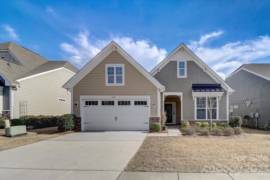 Welcome to this beautiful 3 bed, 3 bath home in the Tree Tops development in Indian Land! Incredible neighborhood amenities including community pool, clubhouse, tennis and pickle ball courts and gate access with 24/7 monitoring. You will love this open floor plan, first floor primary suite and high end finishes throughout. Spacious kitchen features granite countertops, S/S appliances and large island cabinet. Primary bath features double vanity and walk in shower with bench seat. Bonus room w/bedroom and full bath on second floor great for company. Screened in porch w/paver patio is perfect for entertaining. 2 car garage. +55 community. Don’t miss this opportunity!