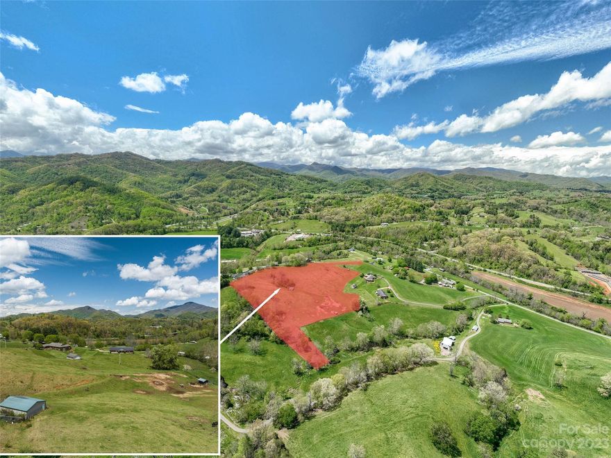 10+ Acres | First time on the market!  Enjoy the pastoral rolling hills with long range mountain views in the beautiful Crabtree community. This breathtaking property is located just off Golf Course Rd and has been owned by multiple generations of the same family. Minor restrictions protect the value of the property and provide multiple options for it's next owners to enjoy.