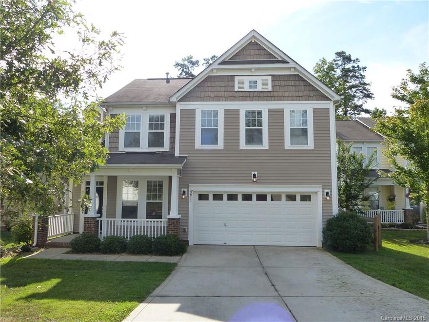 Gorgeous new flooring in this 3 bedroom + loft home on a culdesac. The master suite is huge with a large walk in closet and a nice double vanity master bath featuring a garden tub and separate shower. The large secondary bedrooms have walk in closets.  The downstairs features a nice sized great room and a kitchen with NEW stainless steel appliances and a huge breakfast area. There is a formal dining that can be used as an office. Cabarrus schools. Use of Pools and amenities incld in rent.