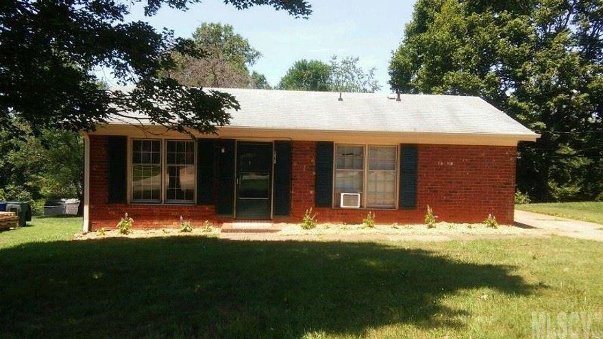 This 3BR/1BA, brick ranch will make a great investment.  Electric heat source is only 2 years old.  Located on a dead end street in a convenient location, this house has all new carpet, paint and includes range & refrigerator.