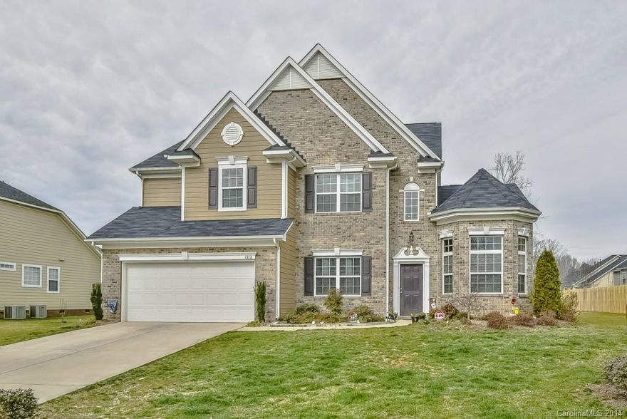 Back on the market - beautiful home in the premier section of Mill Creek Falls with the largest lots and stunning exteriors. Gorgeous open plan, 4 beds & 3 full baths, granite counters, stainless appliances, tile backsplash, 42" cabinets, crown molding throughout, wrought iron railings, bedroom & full bath downstairs, and a bonus room upstairs. Your sun room looks out on your flat, over a 1/3 acre yard, with concrete patio for outdoor entertaining.  Empty, spotless, and ready to move into ASAP!