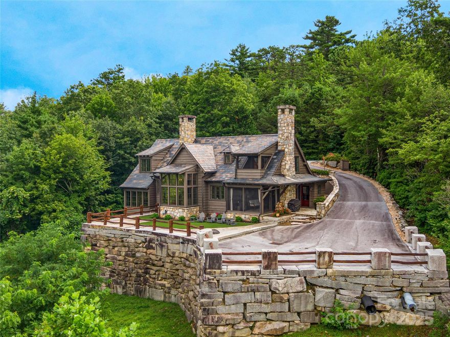 Classic in every sense of the word, this mountain chalet designed by renowned Architect Keith Summerour offers old world charm with modern appointments at every turn.  This amazing Lake Toxaway Estates property is situated on a double lot with nearly 3.5 acres of space for you to enjoy, as well as plenty of room for expansion if you desire.  The home is being offered fully furnished with many special features, including a Wolf gas oven and grill, Subzero refrigerator,  new Kohler generator, hot tub and so much more.  Enjoy the cool mountain breezes from the screened in porches and watch sunset views of Toxaway Mountain, Ravenrock, Cold Mountain, and Panthertail Mountain. Additionally, you will be only minutes away from the Lake Toxaway Country Club, Golf Course, Marina, Fitness Center, Pavilions and endless mountain hiking and biking opportunities. Schedule to see this remarkable property today!