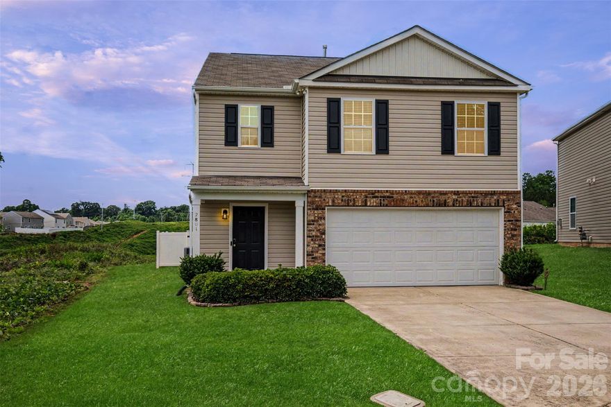 Beautifully maintained 2-story home situated in a cul-de-sac location in Dallas, NC. Built in 2018, this spacious 5-bedroom, 3-bath home offers an open and functional main-level layout perfect for everyday living and entertaining. The living, dining, and kitchen areas feature durable LVP flooring, a center island with additional seating and prep space, and a beautiful fireplace that anchors the main living area. Fresh interior paint throughout and new flooring in the upstairs hallway areas give the home a clean, updated feel. All bedrooms feature carpet for added comfort. Enjoy the convenience of a 2-car garage plus additional driveway parking. Refrigerator, washer, dryer, garage freezer, and all alarm and outdoor camera equipment will convey with the home.