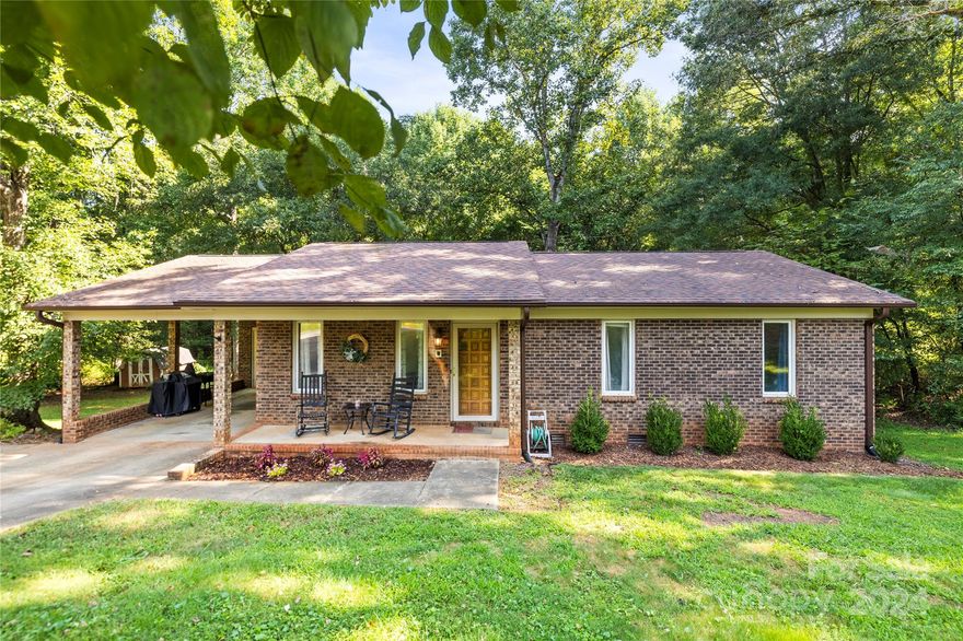 Presenting this 3 bedroom brick ranch only minutes from the heart of downtown Lincolnton in a lovely country neighborhood. Enjoy a front covered porch in your rocker or the vast amount of shade on the covered rear deck among some old and mature trees.
There is a powerline set that crosses the property in the rear.