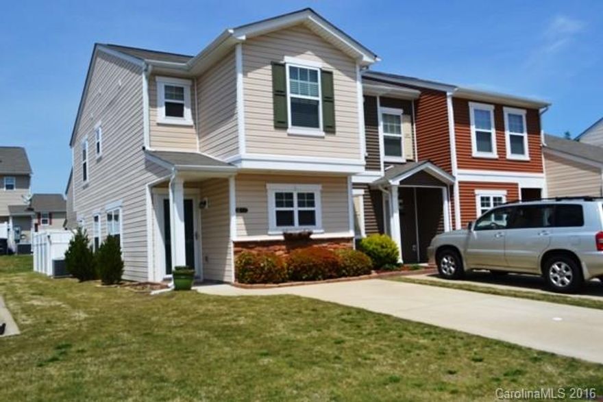 Fantastic 2BR/2.5BA end unit townhome in Catawba Village!  Open floorplan, stainless appliances in kitchen,and  ensuite bath for both large bedrooms! This has beautiful flooring throughout the main! Private patio made for entertaining and tons of storage space! Will be gone super quick! Amazing amenities include clubhouse, pool, and walking trails! This gem is hidden in a great location and is a short drive to the interstate! *Ceiling fan in GR does not convey.