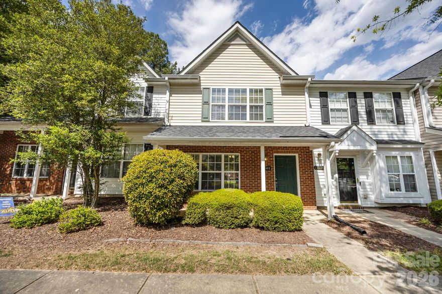 Welcome to 11540 Briddle Hall Court, a beautifully maintained townhome tucked into a quiet community in Northwest Charlotte. This inviting two-story home offers the perfect blend of comfort, functionality, and low-maintenance living—ideal for first-time buyers, downsizers, or investors alike. Step inside to an open and airy main level designed for everyday living and easy entertaining. The spacious living room features a cozy fireplace, creating a warm focal point for relaxing evenings. Flow seamlessly into the dining area and well-appointed kitchen, complete with ample cabinetry, generous counter space, and an island that makes meal prep a breeze. Upstairs, you’ll find two generously sized bedrooms, each with its own private en-suite bathroom—an ideal setup for roommates, guests, or added privacy. Both suites offer large closets and abundant natural light, creating comfortable retreats at the end of the day. A convenient half bath on the main level adds extra functionality for guests. Enjoy outdoor living on your private patio, perfect for morning coffee or unwinding after a long day. The low-maintenance exterior and HOA-covered services allow you to spend more time enjoying your home and less time on upkeep. Located just minutes from I-485 and Brookshire Boulevard, this home offers quick access to Uptown Charlotte, the U.S. National Whitewater Center, and a variety of shopping and dining options in the nearby Northlake and Riverbend areas. Whether you're commuting or exploring the city, convenience is always within reach. Don’t miss this opportunity to own a move-in-ready home in a growing area of Charlotte with strong value and lasting appeal. Schedule your showing today and discover all that 11540 Briddle Hall Court has to offer.