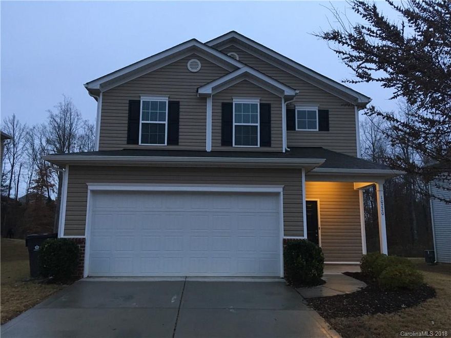 This spacious two story home has 3 bedrooms, 2.5 bathroom. It features an open floor plan and wood flooring. The kitchen has a pantry, breakfast bar and all stainless steel appliances. T master bath has dual sinks, an oversized tub with separate shower. Enjoy entertaining indoors in the cozy loft area. This home is move in ready