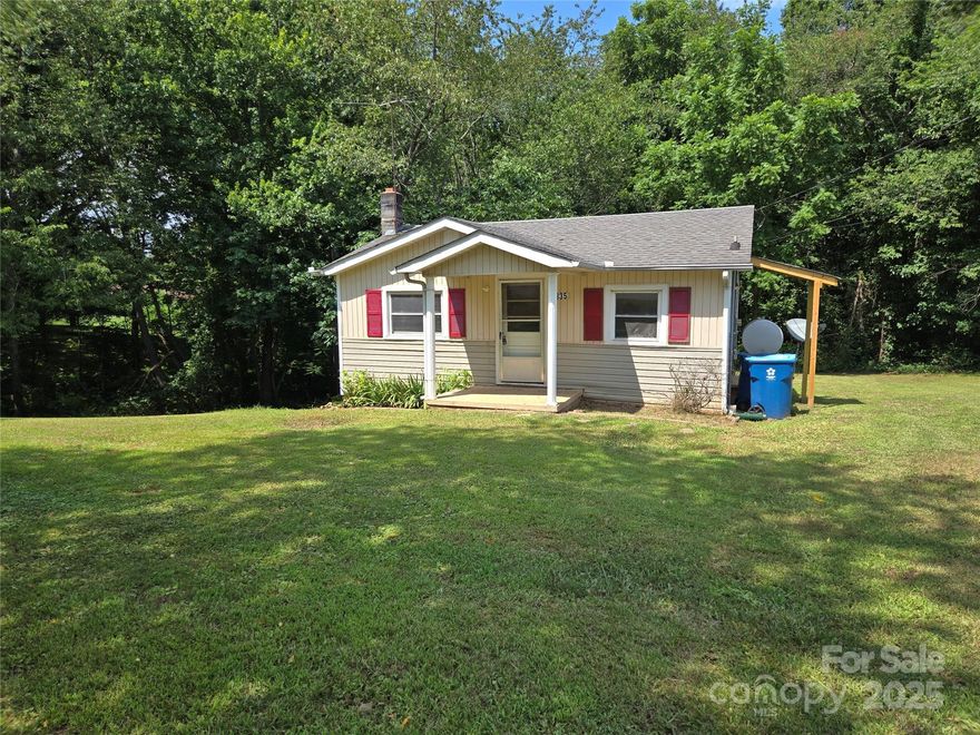 Charming little home if you're looking for a one of a kind with a small unfinished basement storage area.

Close to Catawba Elementary School.  HVAC system needed, heating needed.