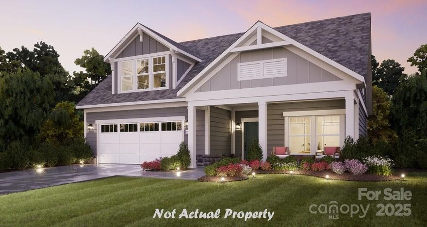 This PROPOSED luxury home features the Promenade floor plan with private bonus suite which includes living area, bedroom and full bath. The Promenade offers a grand entrance, an open, light filled layout that wraps around your beautiful, private, garden courtyard.  Luxurious selections, such as gourmet kitchen, spacious owner's suite with zero entry shower, ample storage space and too many upgrades to list!  Convenient features include a centrally located laundry room. The Courtyards at Hodges Farm community is conveniently located in the town of Charlotte, NC near the University District. The majority of homesites in this community back up to a mature tree line or green open space. Take advantage of future amenities including 2 clubhouses each with a fitness center, a sparkling pool, indoor/outdoor fireplace, screened porch and Pickleball court!  Enjoy a beautiful stroll through this park like setting community and explore the outdoors.