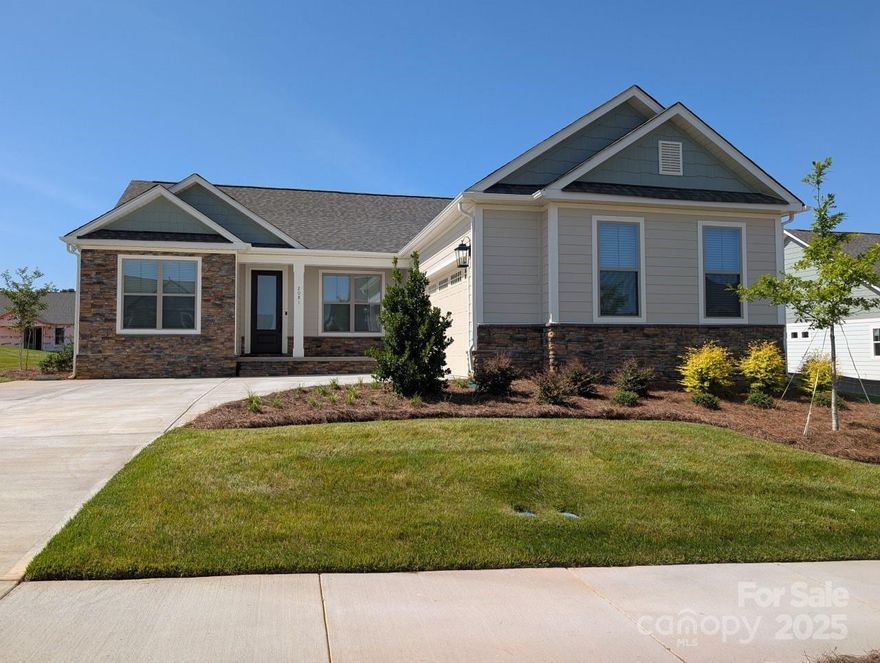 As you walk through the entry you will find yourself in the fully loaded kitchen, a culinary paradise that's ready to turn you into a gourmet chef. The white cabinets and sleek quartz countertops are like a blank canvas waiting for your culinary masterpieces. The kitchen island is a great place to meal prep, making it a hub for both cooking and conversations. Off the kitchen is the spacious family room, a cozy haven for movie nights and gatherings with friends. It's the perfect spot to unleash your inner decorator with endless possibilities for personalization. This 3 bedroom, 2 bath home is your canvas for fun, relaxation and making memories.  All this for up to $95K in builder incentives!