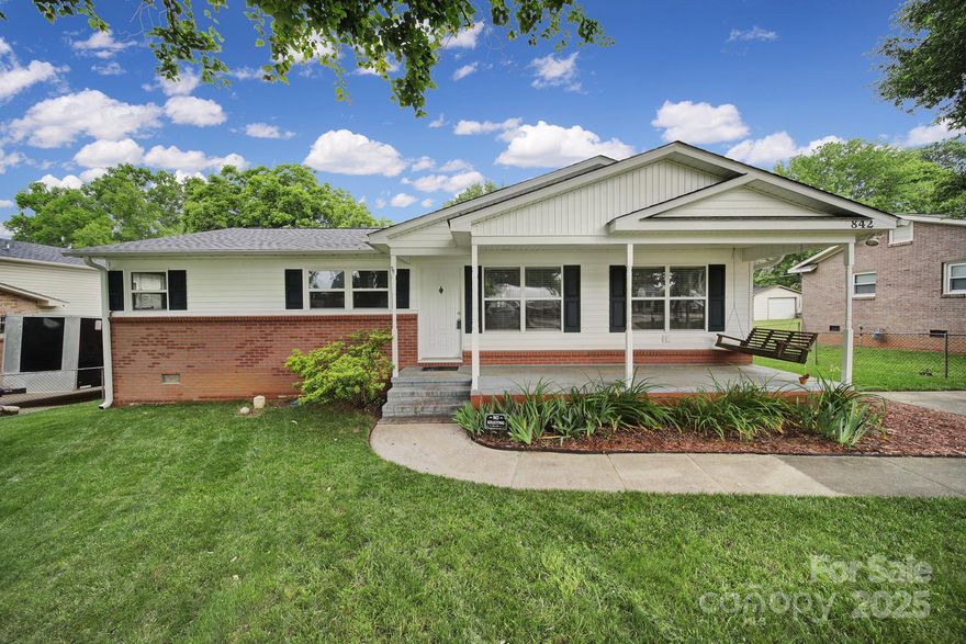 Welcome to this one story home in the mature and established Westover subdivision. Well maintained with functionality and original character, this gem is ready for it's new owner. Take advantage of brand new neutral paint inside giving you a blank canvas, a new roof in 2024, HVAC that is only 3 years old , and a large trex deck added in 2020 overlooking your above ground swimming pool in your fully fenced-in backyard. Notice the rocking chair front porch as you step inside the front door to find a living room leading you into the eat-in kitchen with lots of cabinets for storage. Go to the left and find a laundry room with a large countertop to fold clothes, and look to the left again to find a cozy den perfect for a movie night. Down the hallway, you'll find a full bathroom, and 3 bedrooms including the primary with ensuite and walk in closet. Close to schools, retail, and restaurants, this home is only 5 minutes from Winthrop University and downtown Rock Hill.