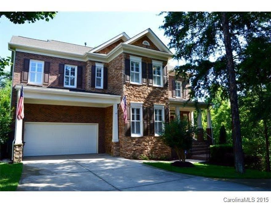 Incredible executive RENTAL in Tega Cay! 2 story brick home has walk-out basement w/2nd living quarters, 2 decks, patio, private wooded lot overlooking pond/golf course. Coveted Ft. Mill Schools! HWs on main, Kitch w/ SS appl, double ovens, granite, gas cook top open to GR w/FP. Plantation shutters throughout. 4 BRs/3 Baths + Bonus up, Master has custom built closet + sitting/office; luxury bath w/jetted tub.  #1 rated suburb in SC! Marina, golf, swim, tennis & trails. HOME SHOULD NOT BE MISSED!