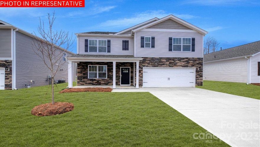 Gorgeous new construction Hayden floorplan in Calvin Creek! This versatile home offers 2 flex spaces, 5 bedrooms, and 3 bathrooms! Enjoy entertaining in the open concept kitchen that looks into the living room which boasts a gorgeous gas fireplace. Additionally downstairs you will find a guest bedroom and full bathroom! Designer details such as granite counter tops, Revwood flooring, and more. Upstairs you'll find four bedrooms, a living area, and the laundry room for convenience! Don't miss out on this stunning home!