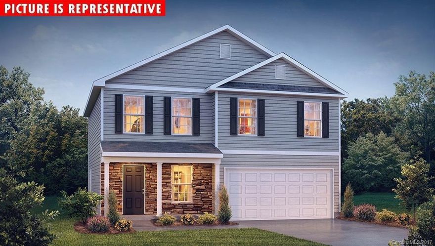 Builder is offering buyer promotions of All Closing Cost/Prepaids Paid plus our Comfort Package (Side by Side Fridge, Microwave, Smooth Top Range, Garage Door Opener, 2” Blinds, Birch Cabinets). Must use preferred lender to qualify for promotions. This home is an incredible value with all the benefits of new construction and a 10 yr. Home Warranty! Ask about our Main Street Star Discount!