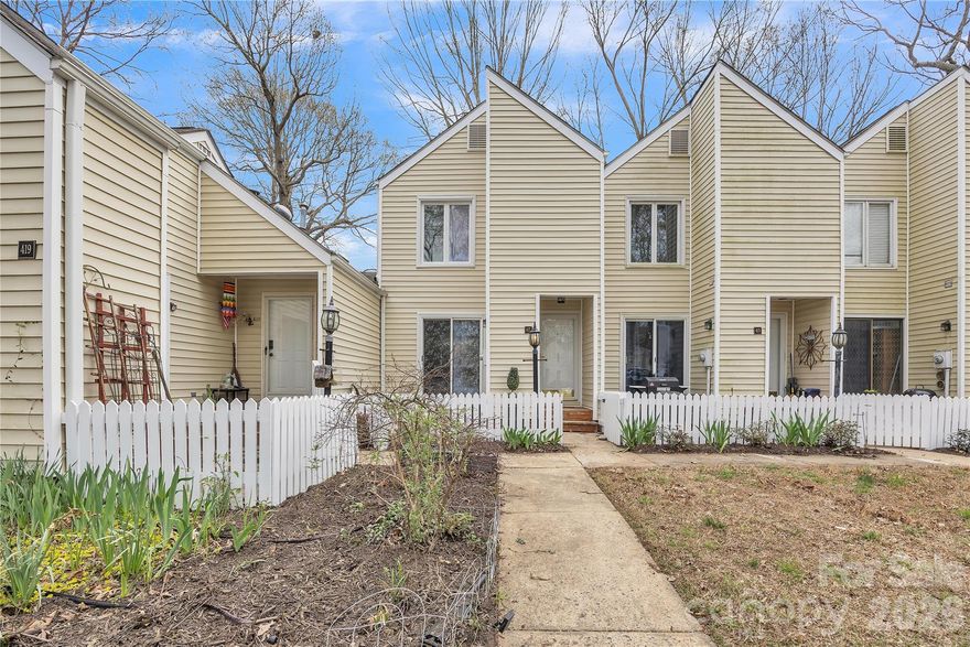 This super convenient location works for so many people!  Just minutes from I-85, Jake Alexander Blvd and Hwy 52, this property is convenient for people who are working in Salisbury or commuting!  This property is move in ready with new paint, newer flooring on the main level, replacement cabinets in kitchen, granite and black appliances in the kitchen, built in microwave and a condo style washer/dryer conveniently located on the 2nd floor where all the clothes are. ½ bath on main for convenience and guests. Lovely decks on both levels – one outside the great room and one outside the primary BR. Great for relaxing or entertaining with a beautiful view of the golf course in your backyard! Main level is spacious with kitchen, dining area and large great room that opens to the main level deck. Upstairs find a wall of closets in the primary – lots of hanging space & a single closet that would be fabulous for shoe storage! Primary ensuite BA has wood cabinet w/solid surface counter & tub/shower combo. 2nd BR up has ensuite BA, double clothes closet and washer/dryer closet. You can’t beat this set up!  One of the few opportunities in Salisbury to enjoy golf course living (with a community pool and clubhouse) for an affordable price!