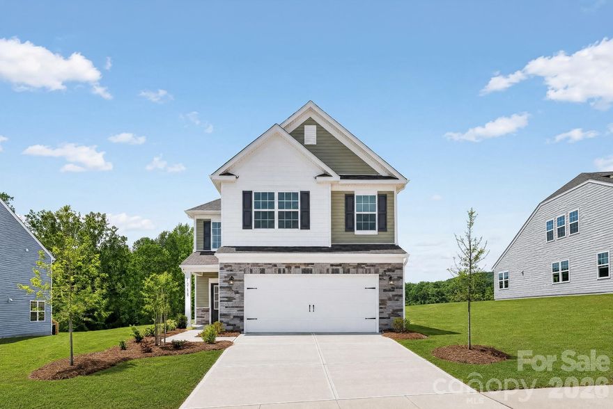At the heart of this new Bradford two-story home is a spacious, open-concept floorplan designed for shared living and entertaining. It includes a sprawling Great Room, a fully equipped kitchen with a center island and an adjacent breakfast nook, which extends further out into a desirable patio. Residing on the top floor is a versatile loft surrounded by two secondary bedrooms and a tranquil owner’s suite. Plus, our signature Everything's Included program means you will get quartz or granite kitchen countertops, subway tile backsplash, ceramic tile, and luxury vinyl plank flooring at no extra cost! Nestled in the foothills of Maiden and bordering Denver NC, Shannon Woods is a masterplan community with two collections of homes. Onsite amenities include a swimming pool, fitness center & playground.